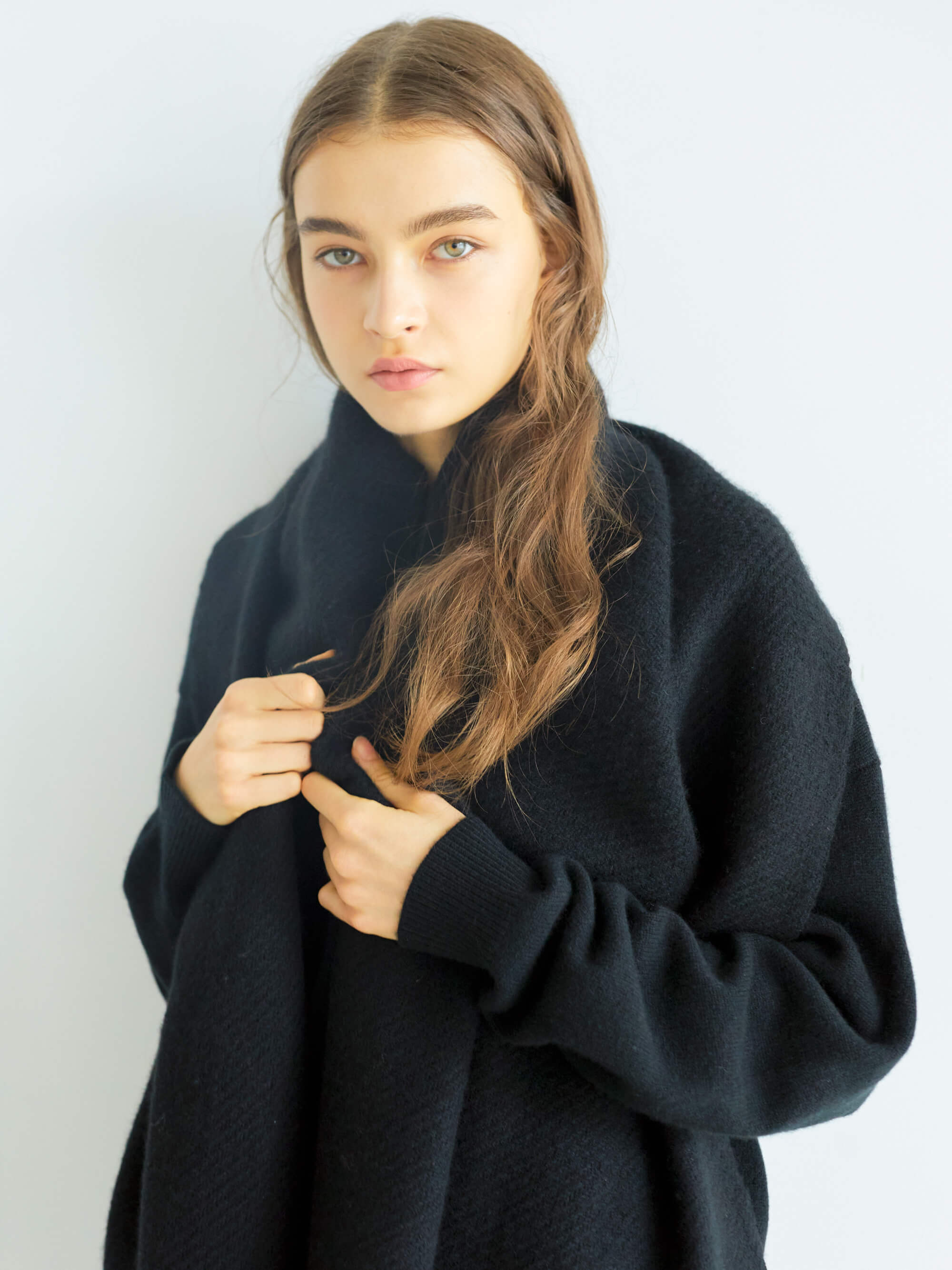 カシミヤロングストール ブラック ハイブランド 人気 レディース メンズ 最高級 カシミア100 厚手 人気 大判カシミヤストール