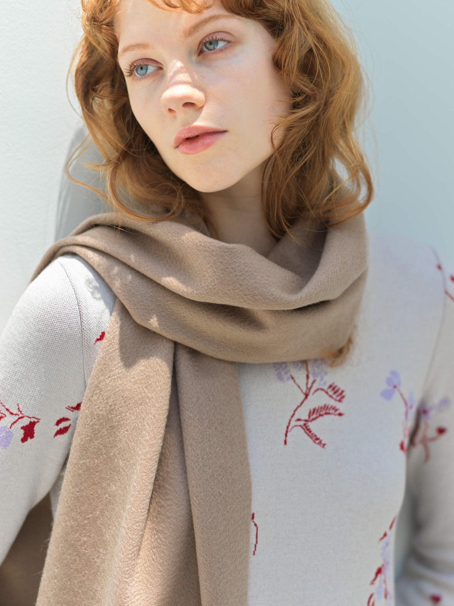 カシミヤマフラー フォーン スカーフ マフラー ハイブランド レディース メンズ 男性 女性 高級 カシミア 100 人気 厚手 誕生日プレゼント