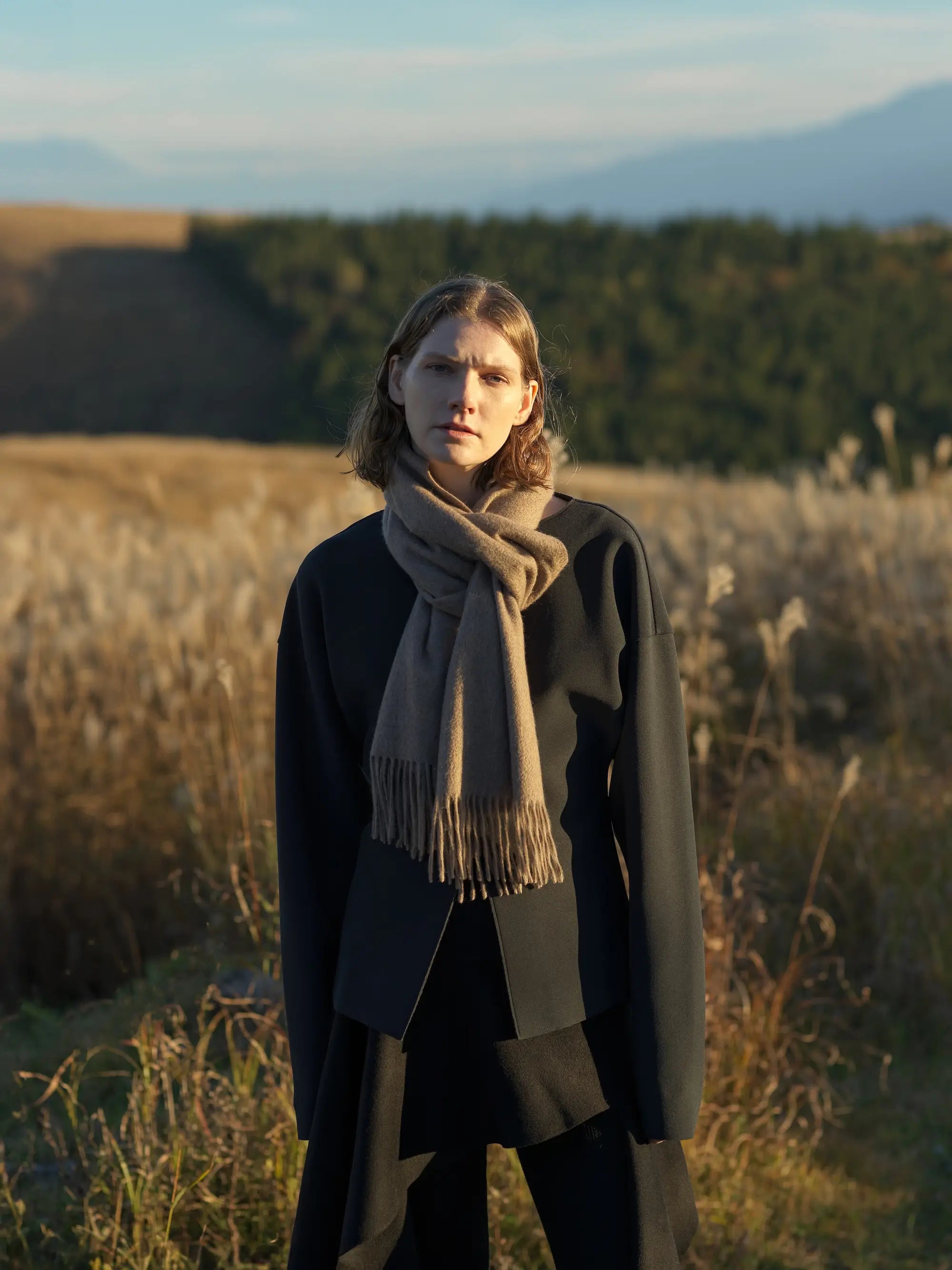 カシミヤマフラー オッター スカーフ マフラー ブランド レディース メンズ 男性 女性 高級 カシミア 100 人気 厚手 誕生日プレゼント