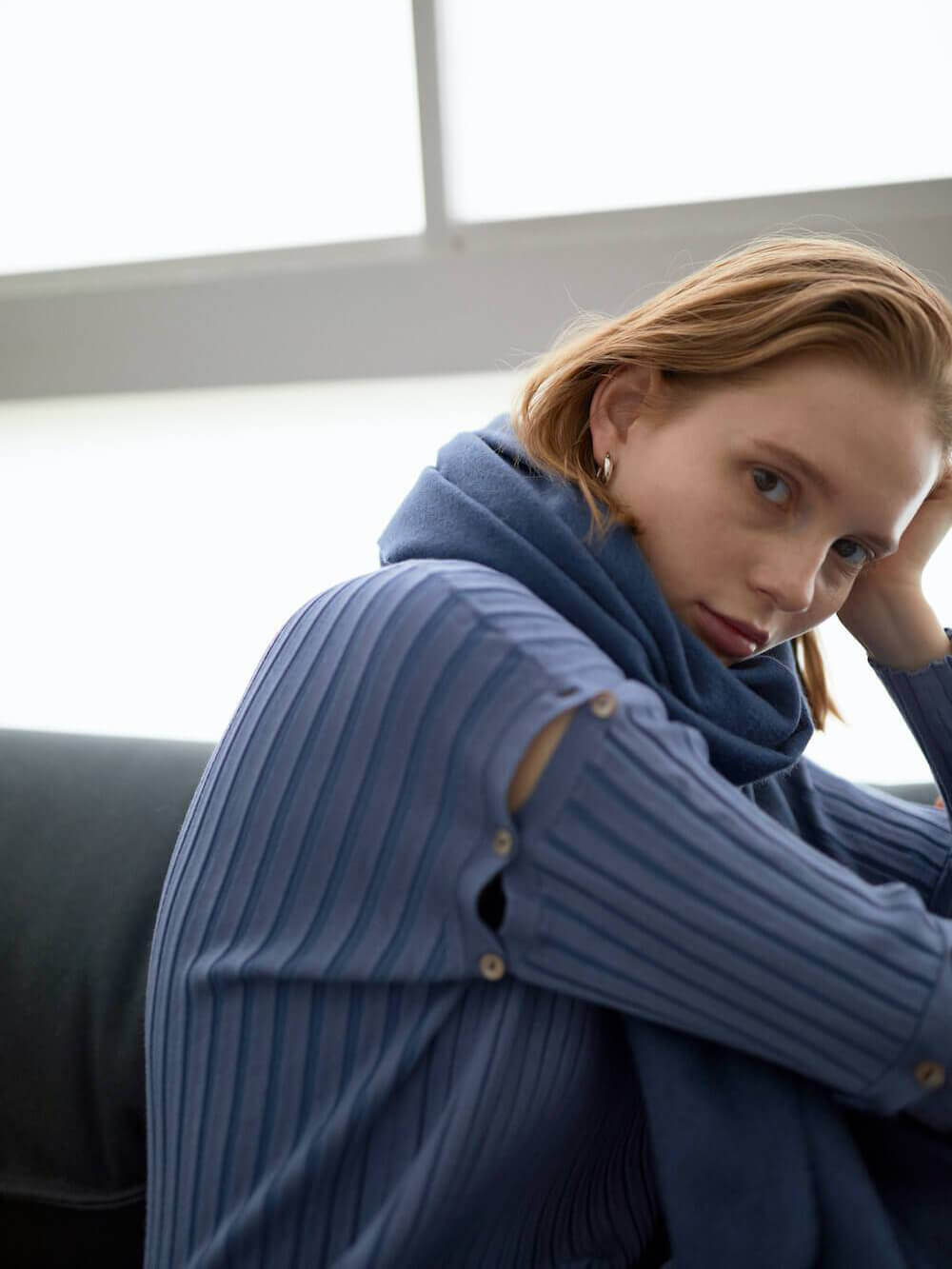 オンライン限定 カシミヤストール インディゴブルー ハイブランド 人気 レディース メンズ 最高級 カシミア100%ストール 厚手 人気 大判カシミヤストール