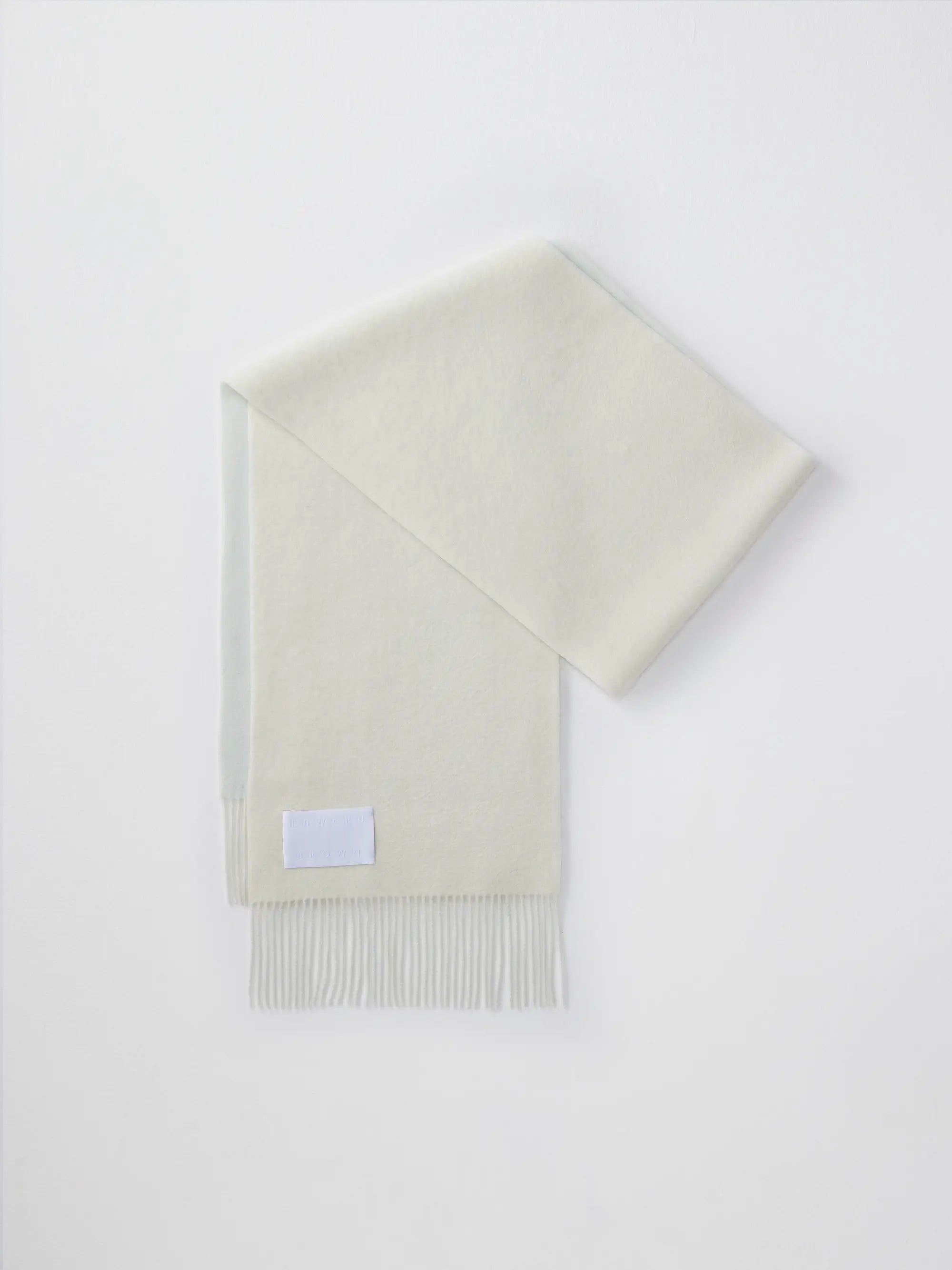 カシミヤマフラー リバーシブル パールブルー/オフホワイト 白 スカーフ マフラー ブランド レディース メンズ 男性 女性 高級 カシミア 100 人気 厚手 誕生日プレゼント