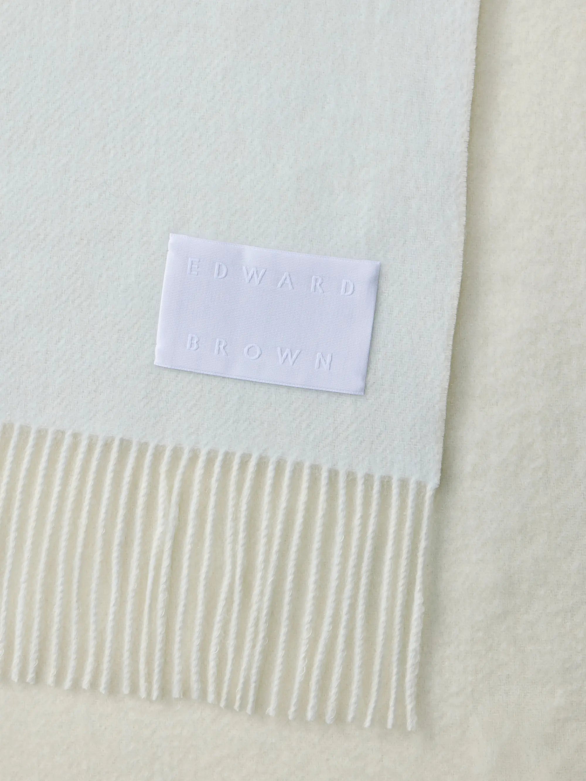 カシミヤマフラー リバーシブル パールブルー/オフホワイト 白 スカーフ マフラー ブランド レディース メンズ 男性 女性 高級 カシミア 100 人気 厚手 誕生日プレゼント