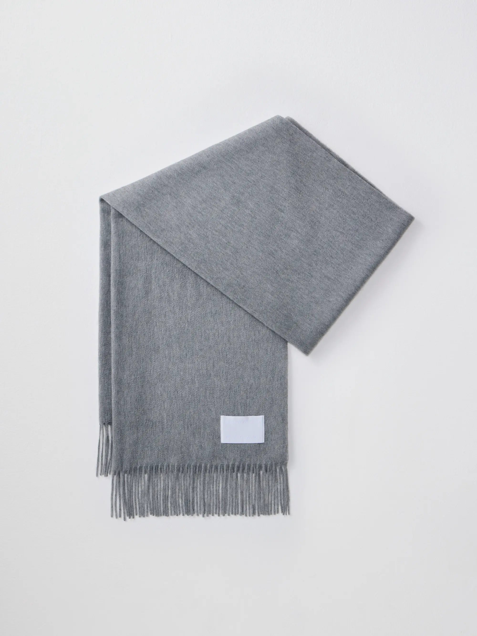 カシミヤストール ライトグレー LIGHT GREY | EDWARD BROWN(エドワード