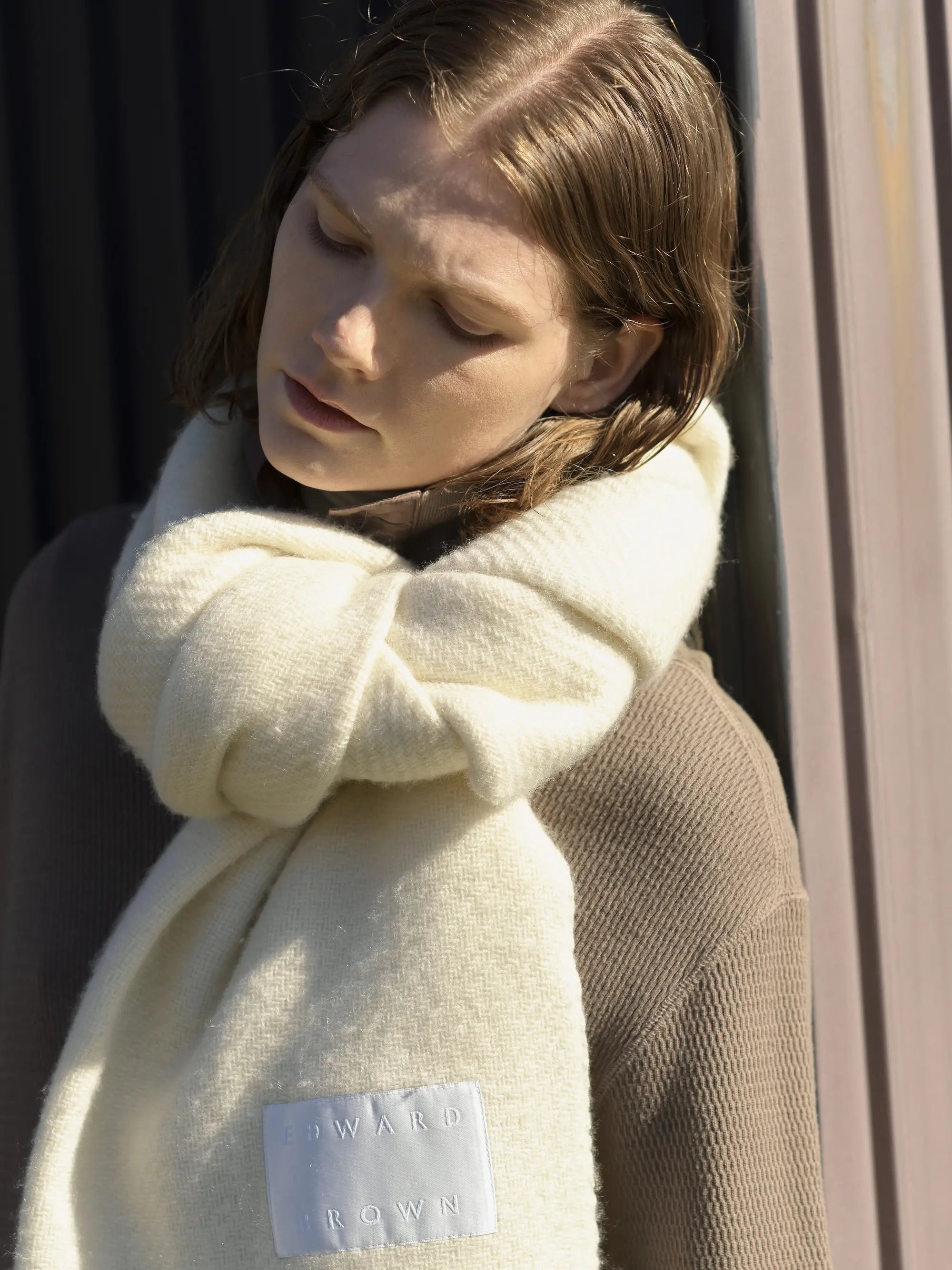 カシミヤロングストール ホワイト 人気 レディース メンズ 最高級 カシミア100 厚手 人気 大判カシミヤストール ブランド