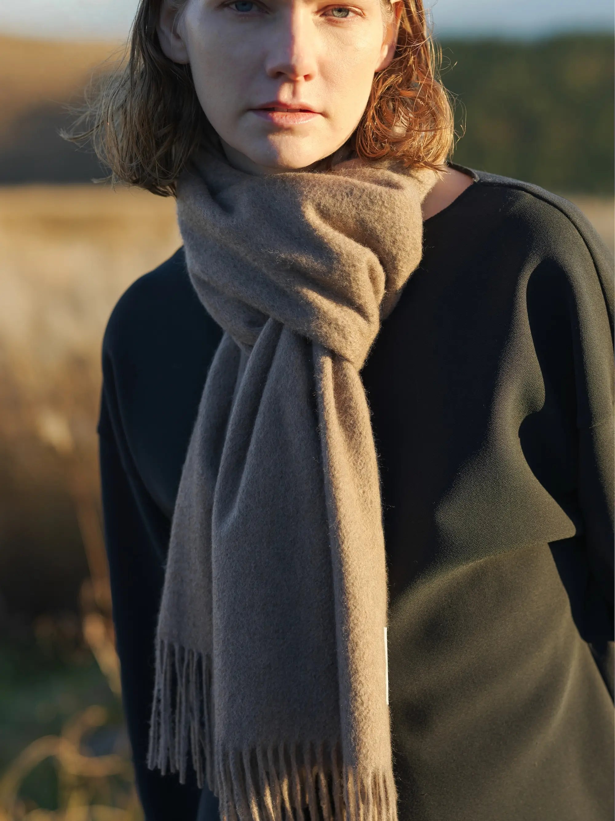 カシミヤマフラー オッター スカーフ マフラー ブランド レディース メンズ 男性 女性 高級 カシミア 100 人気 厚手 誕生日プレゼント