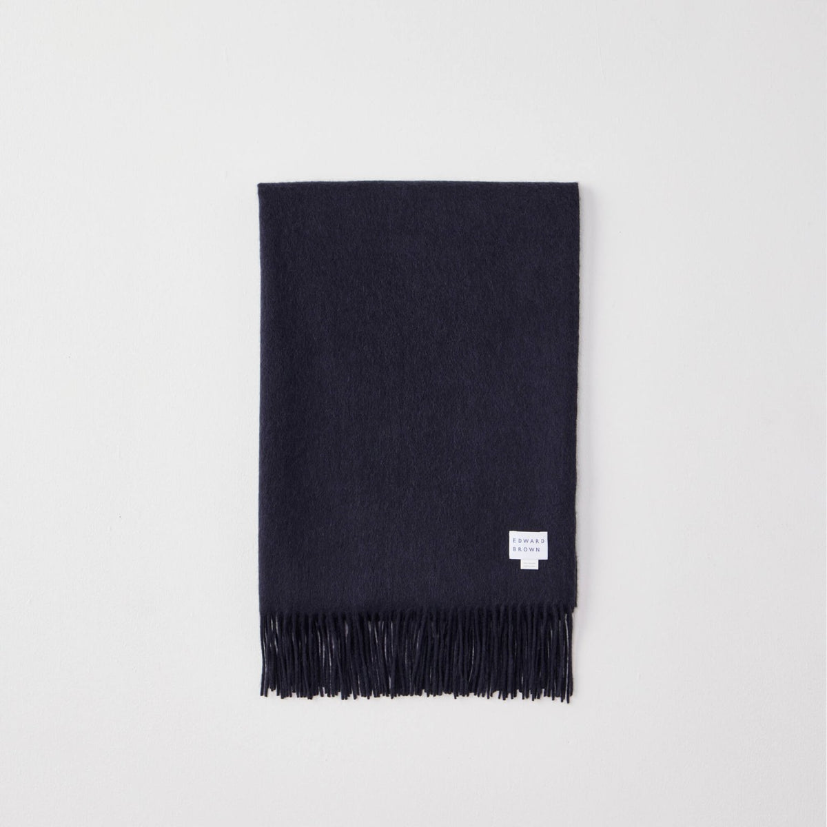 カシミヤストール ダークネイビー | EDWARD BROWN(エドワードブラウン  