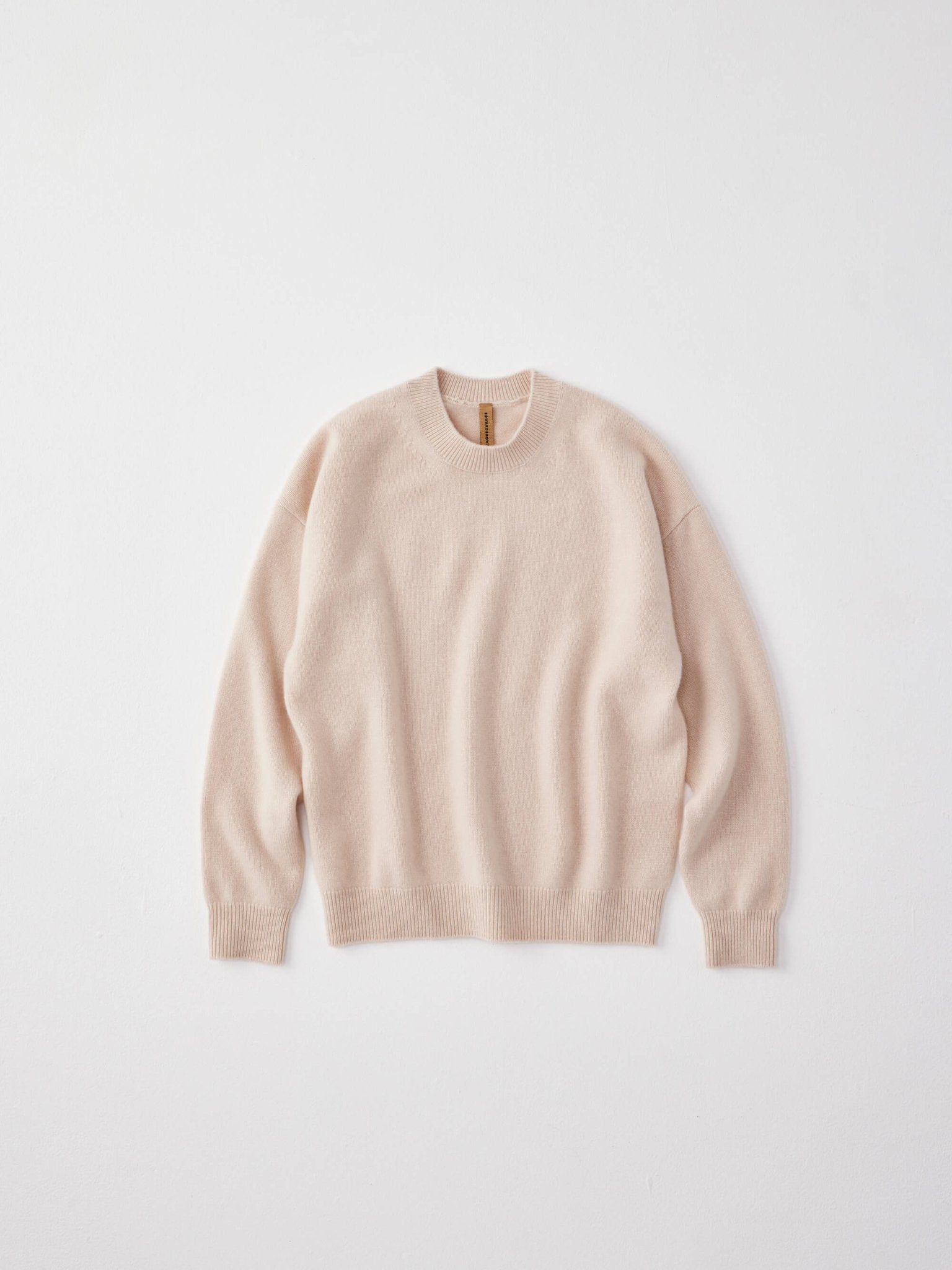 Pure cashmere knit Pink Beige ピンクベージュ