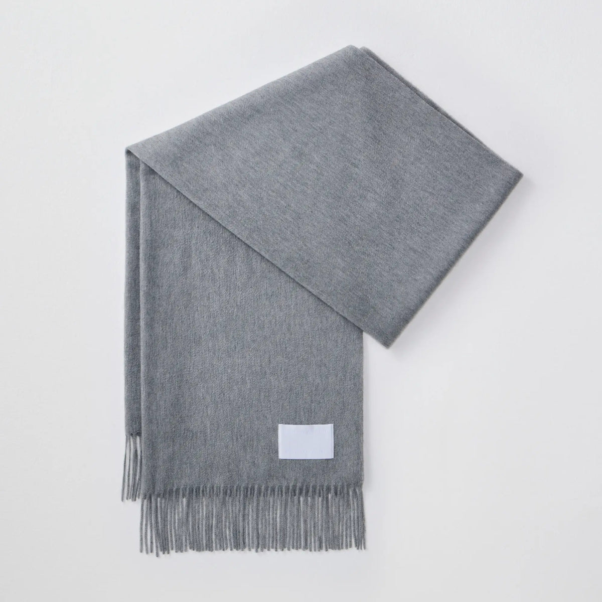 カシミヤストール ライトグレー LIGHT GREY | EDWARD BROWN(エドワード