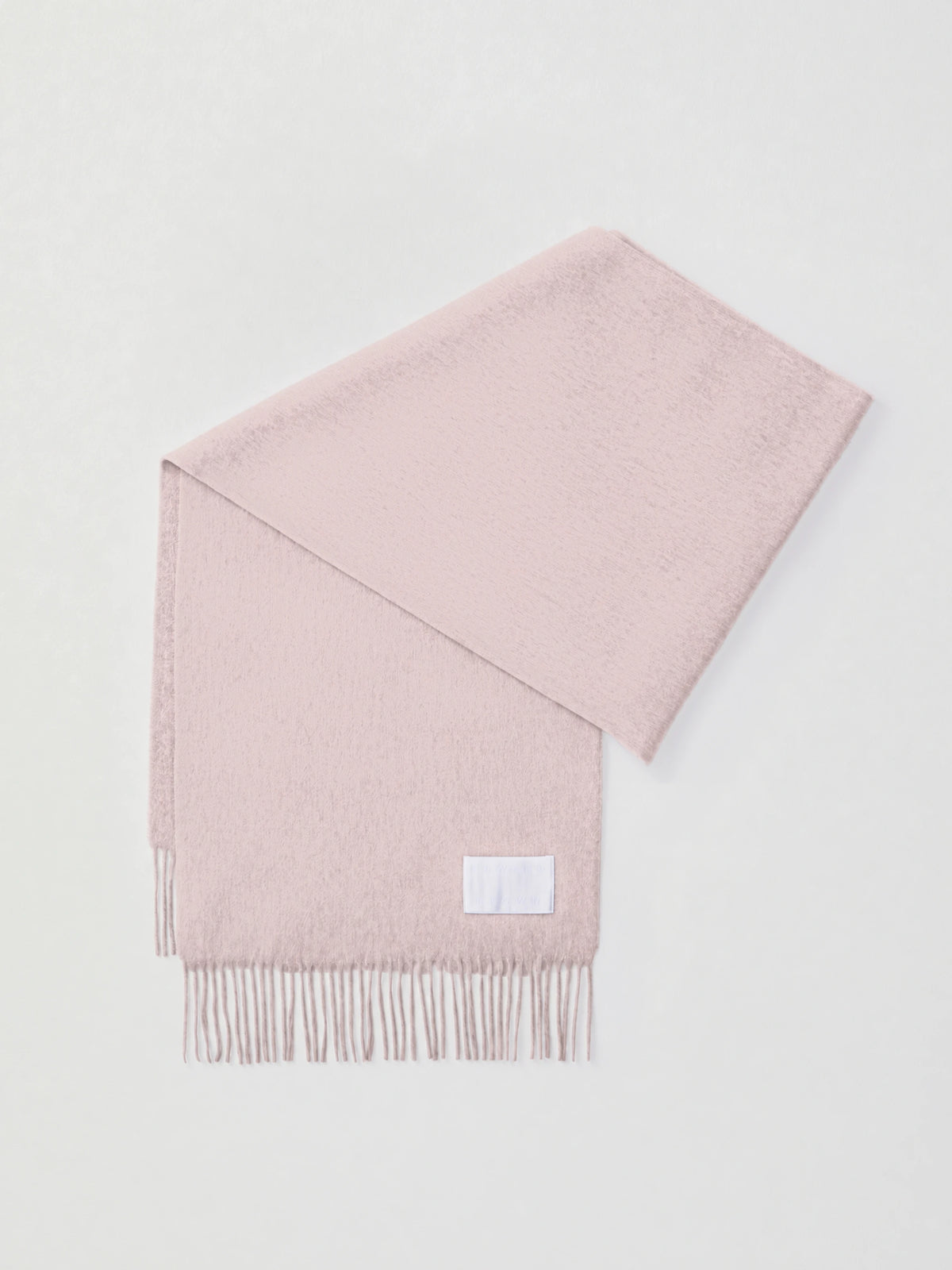 Cashmere muffler, light pink, LIGHT PINK